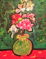 Vase of Flowers after Vincent Van Gogh